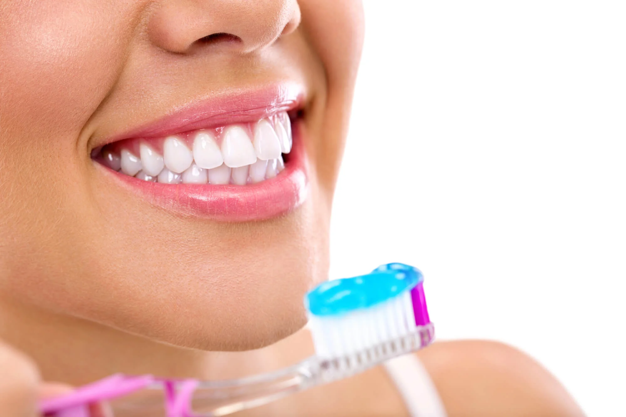 Healthy smile after daily brushing and teeth cleaning in Antioch